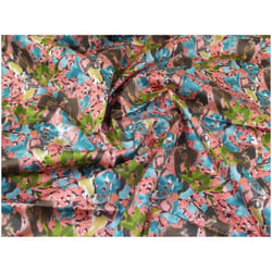 Minerva Cotton Sateen Fabric Peach - per metre