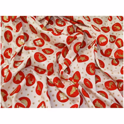 Minerva Glitter 100% Cotton Fabric Cream - per metre