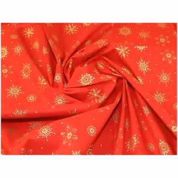 Minerva 100% Cotton Fabric Red - per metre