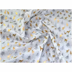 Minerva 100% Cotton Fabric White - per metre