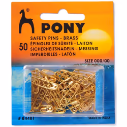Pony Safety Pins - per pack of 50