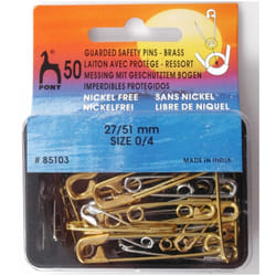 Pony Safety Pins - per pack of 50