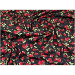 Minerva 100% Cotton Poplin Fabric Black - per metre