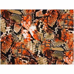 Minerva Viscose Twill Fabric Orange - per metre