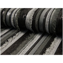 Minerva Sequin Mesh Fabric Black - per metre