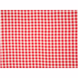 Minerva Viscose Challis Fabric Red - per metre