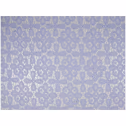 Minerva Embroidered Lace Fabric Lilac - per metre