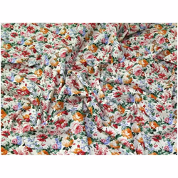 Minerva Regency Cotton Lawn Fabric Ivory - per metre