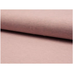 Minerva Melange Cotton Jersey Stretch Knit Fabric Salmon - per metre