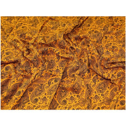 Minerva Viscose Challis Fabric Amber - per metre