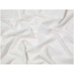 Minerva Poly Viscose Stretch Woven Suiting - per metre - White