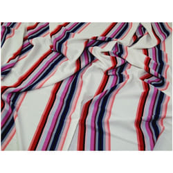 Minerva Soft Polyester Crepe Fabric Red - per metre