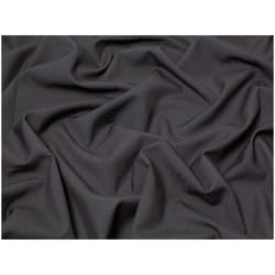 Minerva Poly Viscose Stretch Woven Suiting - per metre - Black