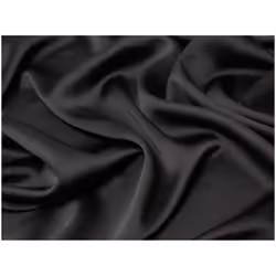 Minerva Nostalgic Crepe Back Satin Fabric - per metre - Black