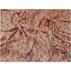 Minerva Peachskin Crepe Fabric Blush - per metre