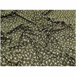 Minerva Loop Back French Terry Stretch Knit Fabric Olive - per metre