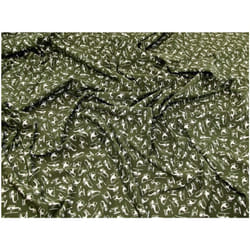Minerva Loop Back French Terry Stretch Knit Fabric Olive - per metre