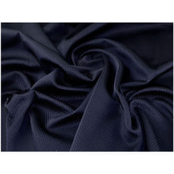 Minerva Textured Neoprene Stretch Knit Fabric Navy - per metre