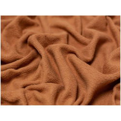Minerva Sheepskin Cotton Fleece - per metre - Ginger