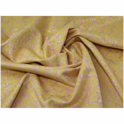 Minerva Woven Brocade Fabric Pink & Yellow - per metre