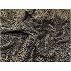 Minerva Stretch Woven Brocade Fabric Gold - per metre