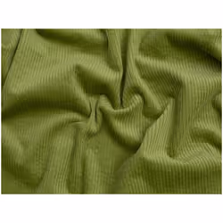 Minerva 7 Wale Stretch Woven Jumbo Cord - per metre - Lime Green
