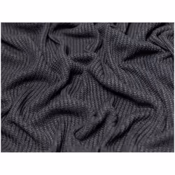 Minerva Chunky Cotton Sweater Knit Stretch - per metre - Anthracite
