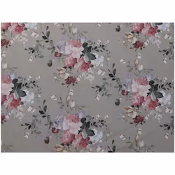 Minerva 100% Cotton Fabric Grey - per metre