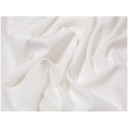 Minerva Burlington Polyester Suiting - per metre - White