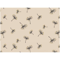 Minerva Glitter Fur Back Sweatshirt Stretch Knit Fabric Beige - per metre