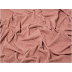 Minerva Melange Cotton Jersey Stretch Knit - per metre - Tango