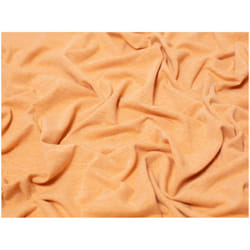 Minerva Melange Cotton Jersey Stretch Knit - per metre - Butterscotch