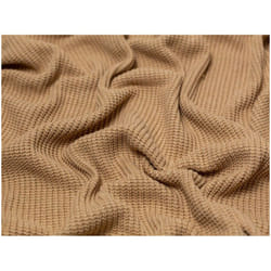 Minerva Chunky Cotton Sweater Knit Stretch - per metre - Beige