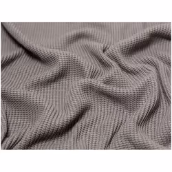 Minerva Chunky Cotton Sweater Knit Stretch - per metre - Soft Grey