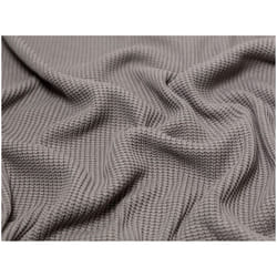 Minerva Chunky Cotton Sweater Knit Stretch - per metre - Soft Grey