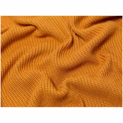 Minerva Chunky Cotton Sweater Knit Stretch - per metre - Old Gold