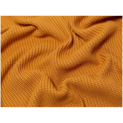 Minerva Chunky Cotton Sweater Knit Stretch - per metre - Old Gold