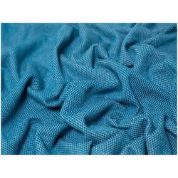 Minerva Jacquard Fleece Back Sweatshirt Stretch Knit - per metre - Seaside