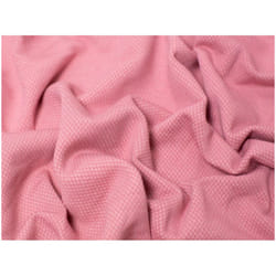 Minerva Jacquard Fleece Back Sweatshirt Stretch Knit - per metre - Dusky Rose