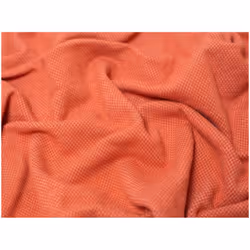 Minerva Jacquard Fleece Back Sweatshirt Stretch Knit - per metre - Rust