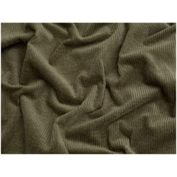 Minerva 7 Wale Stretch Woven Jumbo Cord - per metre - Fern Green