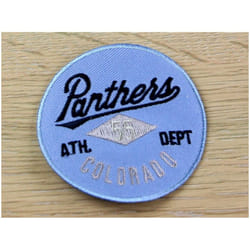 Patch Motif Panthers  Blue - each