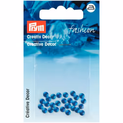 Prym Round Studs Blue - per pack of 28