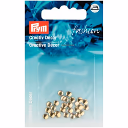 Prym Round Studs Gold - per pack of 28