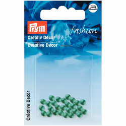 Prym Round Studs Green - per pack of 28