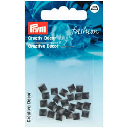 Prym Square Studs  Black - per pack of 26