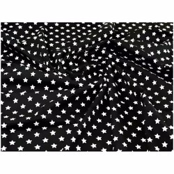 Minerva 100% Cotton Poplin Fabric - per metre - Black & White