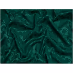 Minerva Baroque Stretch Woven Jacquard - per metre - Bottle Green