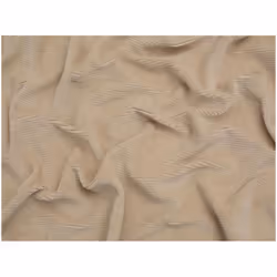 Minerva 4 Wale Velour Rib Stretch Knit Cord - per metre - Cream