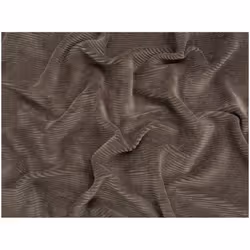 Minerva 4 Wale Velour Rib Stretch Knit Cord - per metre - Taupe